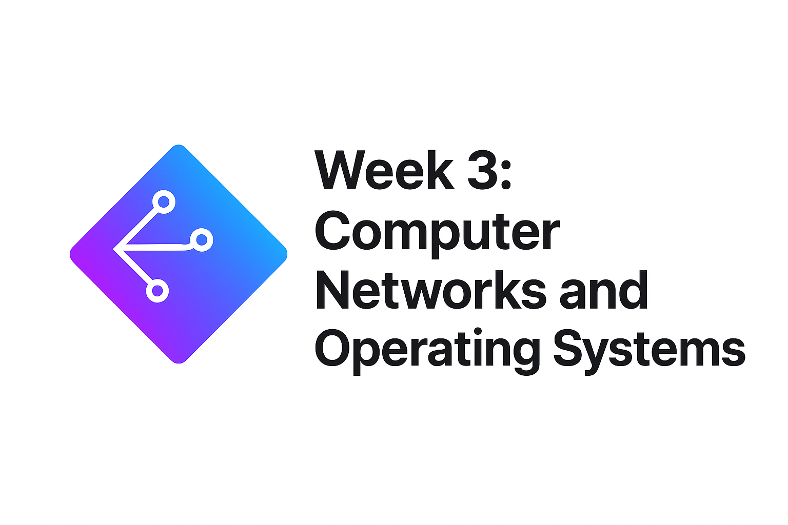 Computer Networks and Operating Systems (Week 3, 2025) oscn